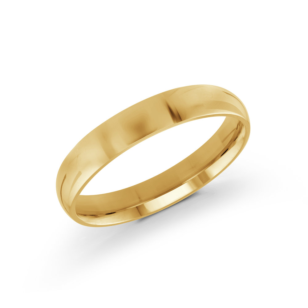 14 Karat Yellow Gold Band   4mm